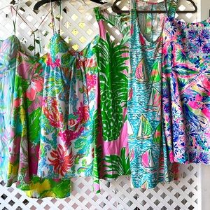 Lily Pulitzer Dress Bundle and Necklace L